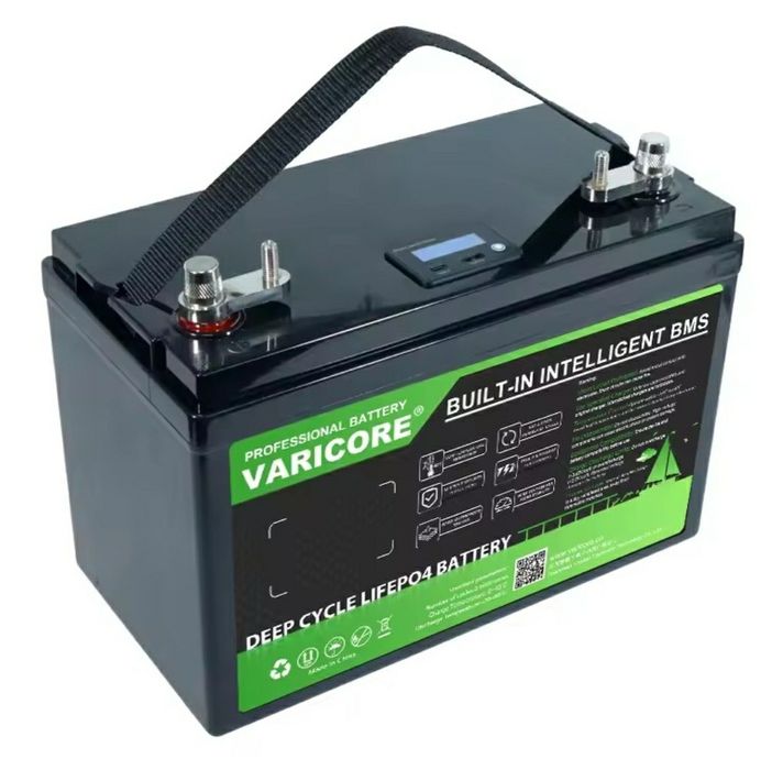 Akumulatori LifePo4 180Ah 2304Wh USB + ładowarka 10A