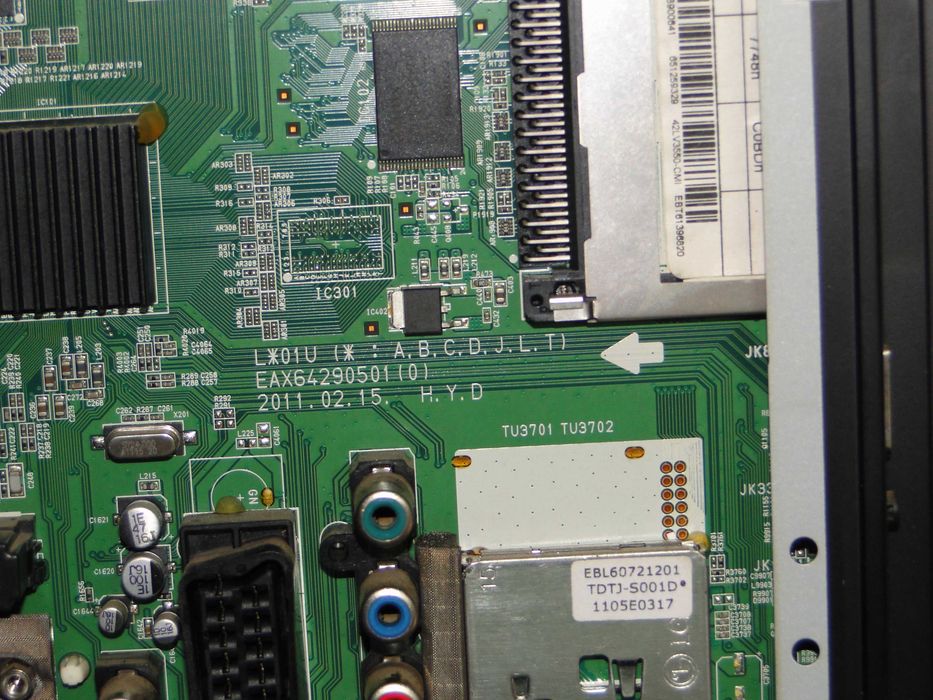 Płyta główna z Telewizora LG 42LV5400 + TCON + taśmy