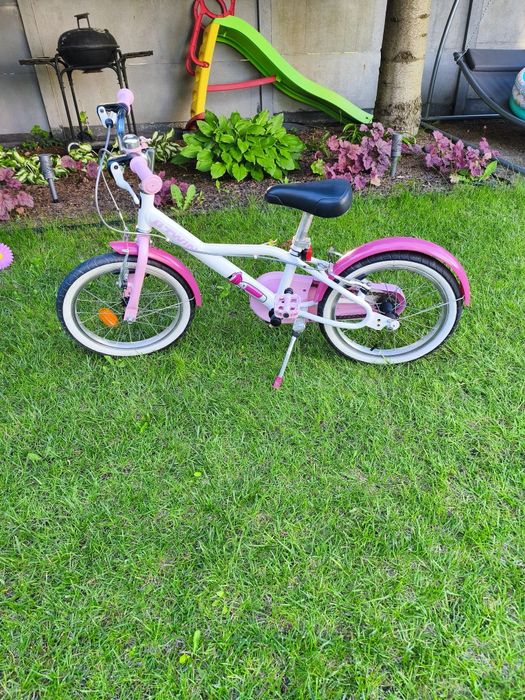 Rower BTWIN Docto Girl 16 cali, 100% sprawny