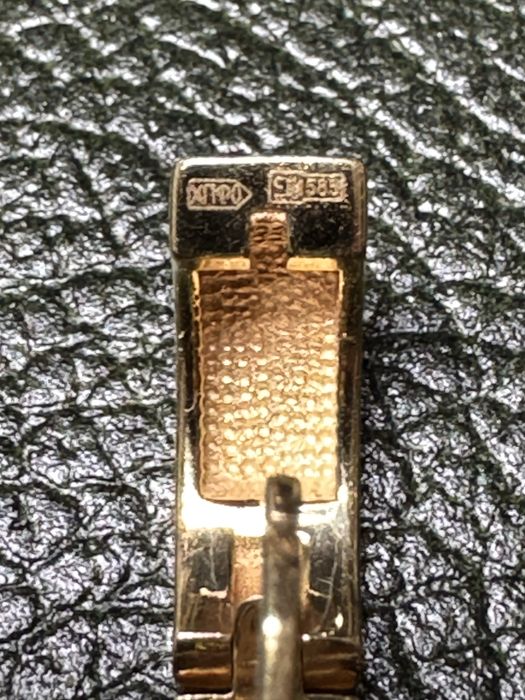 Золоті сережки 585 з натуральними діамантами (С9060)