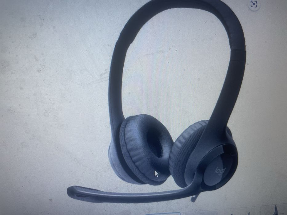 Logitech H390 Słuchawki nauszne przewód stereo czarny redukcja szumów mikrofonu, Wyciszanie hałasów regulacja głośności,