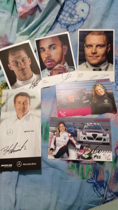 Автографы гонщики гонки Akka asp team blancpain GT serias sprint cup