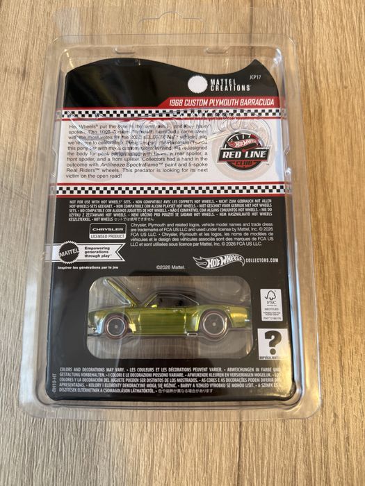 Hot Wheels RLC Plymouth Barracuda