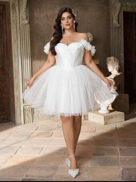 весільна сукня коротка нова