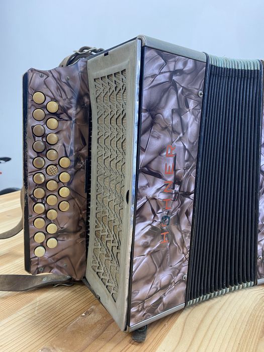Hohner Club II акордеон (гармонь,гармошка) + кейс, робочий стан