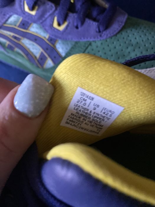 Кроссовки asiks gel us 9 стелька 27 модель без язика,лімітована модель