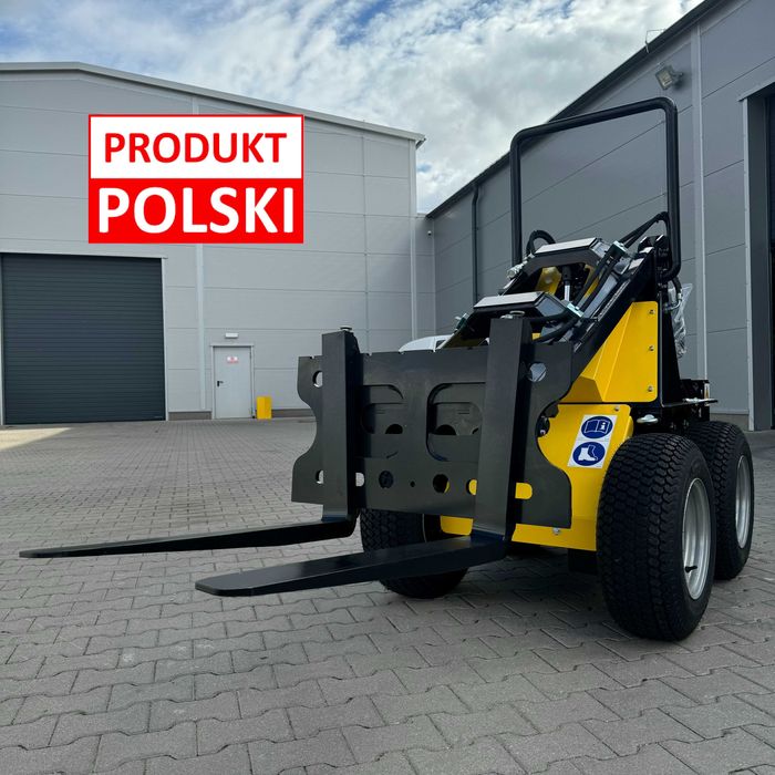 Miniładowarka mini ładowarka TUR Poland N525 skid steer widlak burtowa