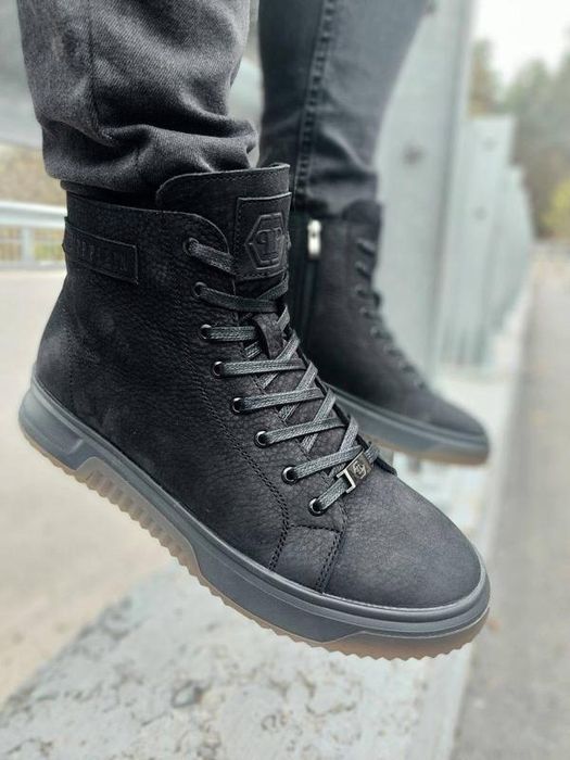 Зимние ботинки -20° мех Philipp Plein