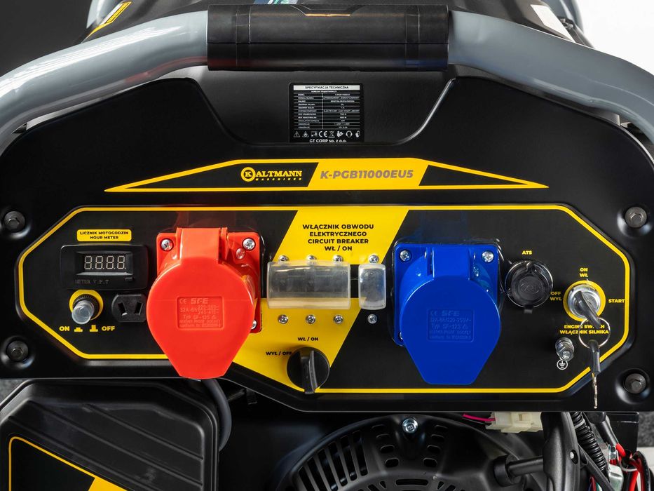 Agregat prądotwórczy KALTMANN 8000W 8kW AVR 16KM + ATS/SZR