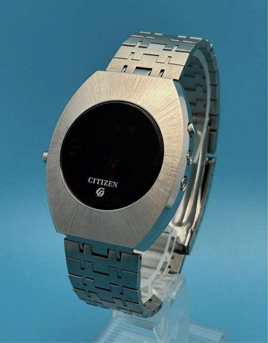 Zegarek cyfrowy Citizen led lata 80 Piekny Stan