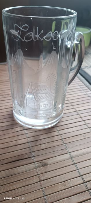 Duży kufel ręcznie grawerowany ZAKOPANE