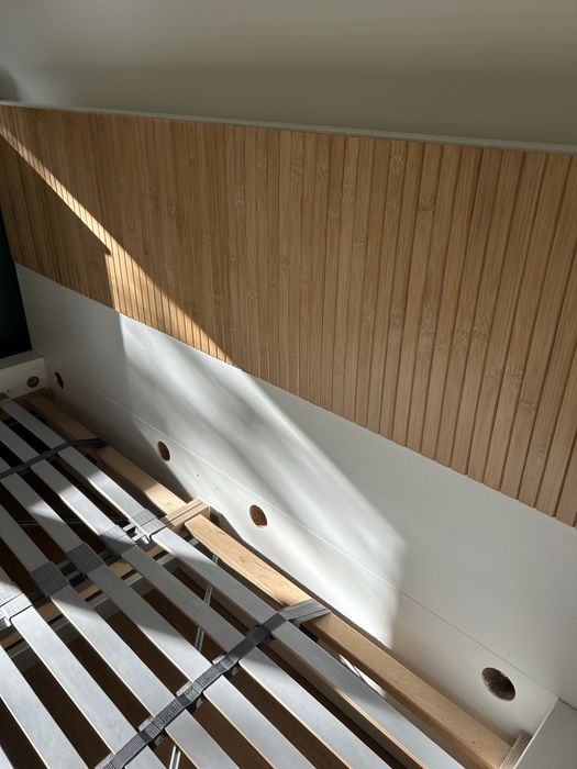 Cama de casal ikea branca