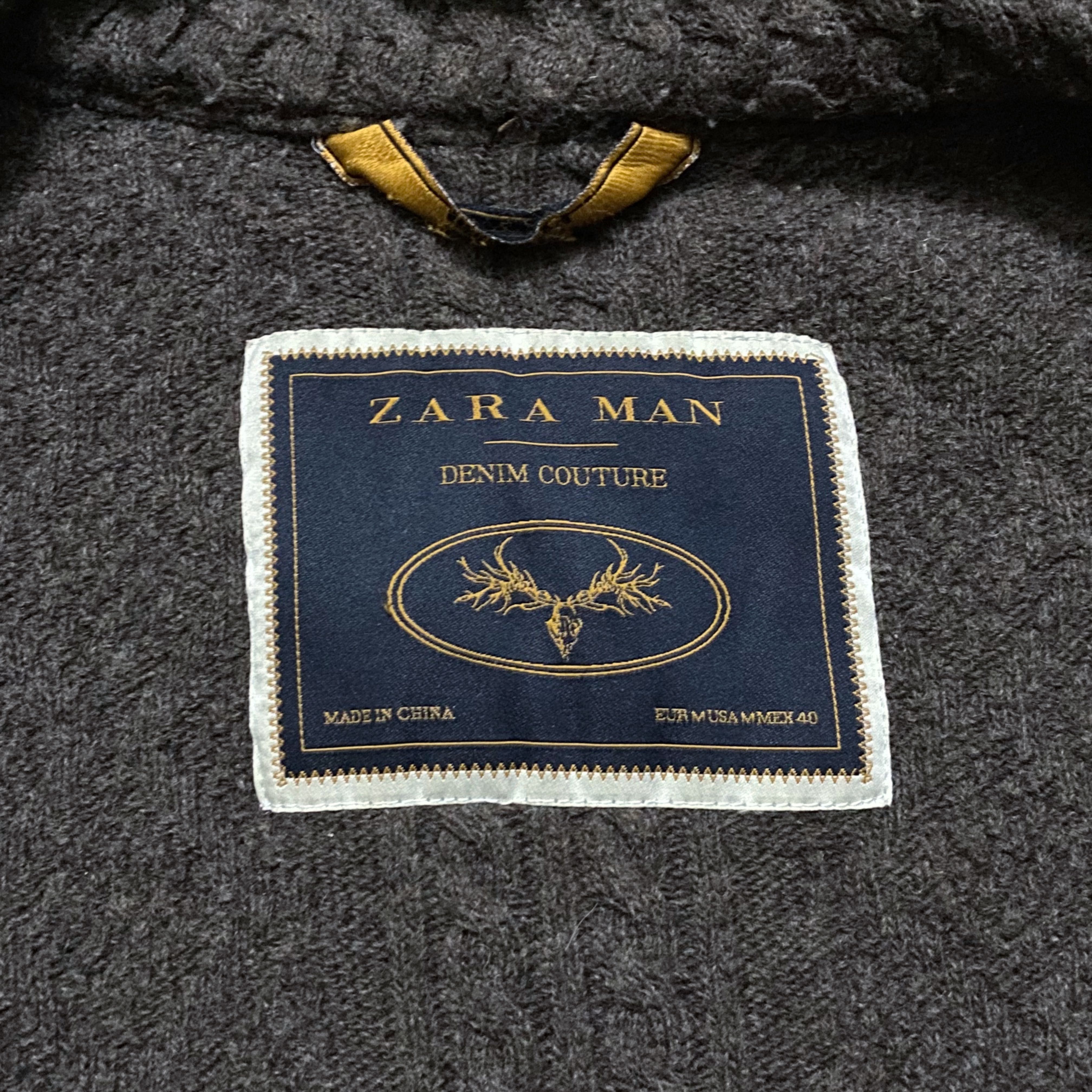 Zara denim sales couture jacket