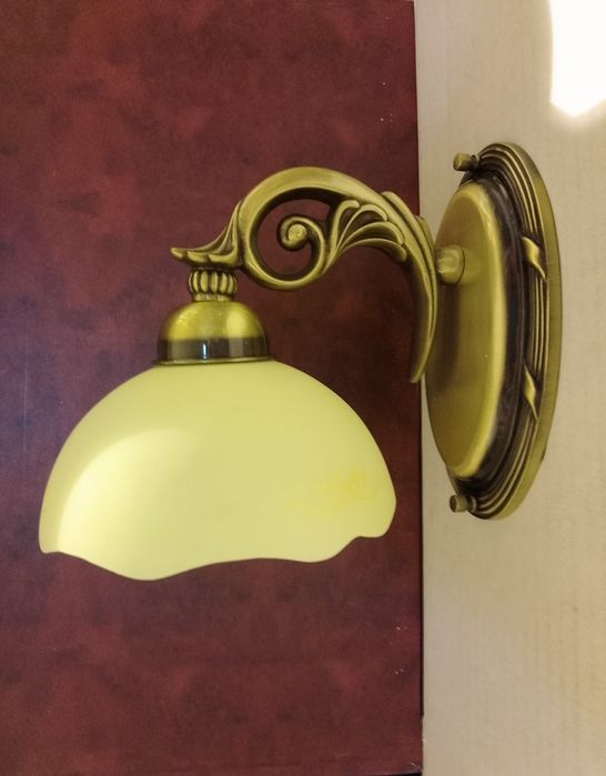 Бра настенные,,стекло, бронза.