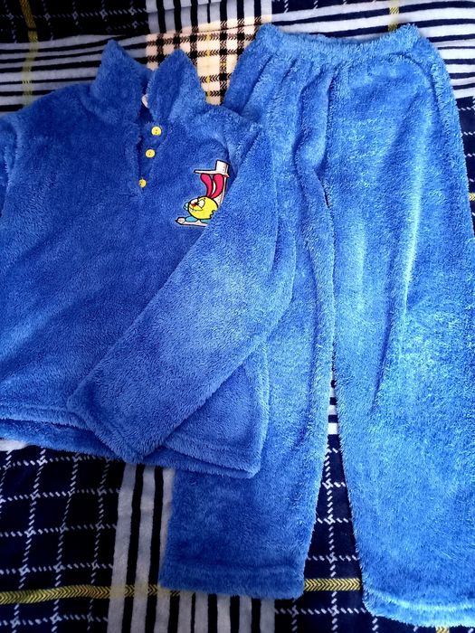 Зимова махрова піжама