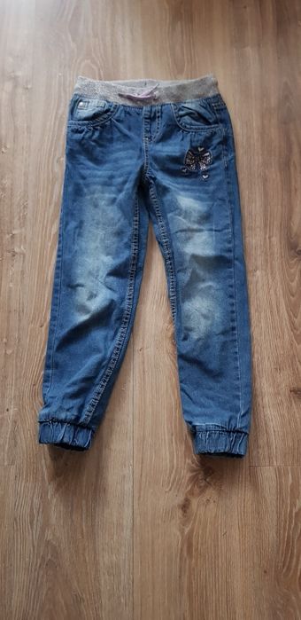 Spodnie jeans dziewczęce