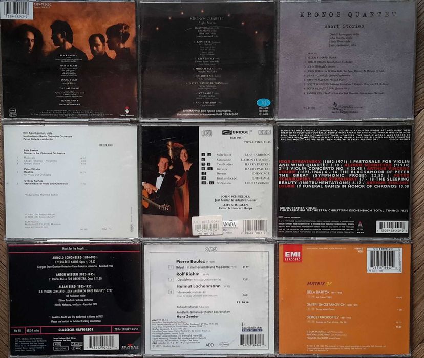 Muzyka współczesna na CD - różni kompozytorzy