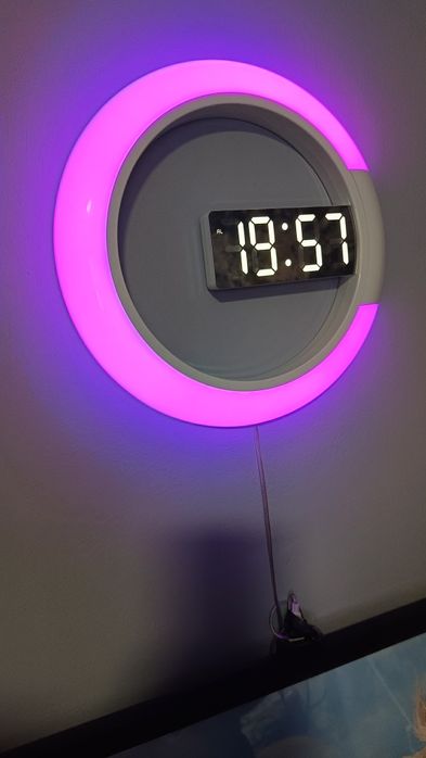 Lampo /zegar naścienny 3D