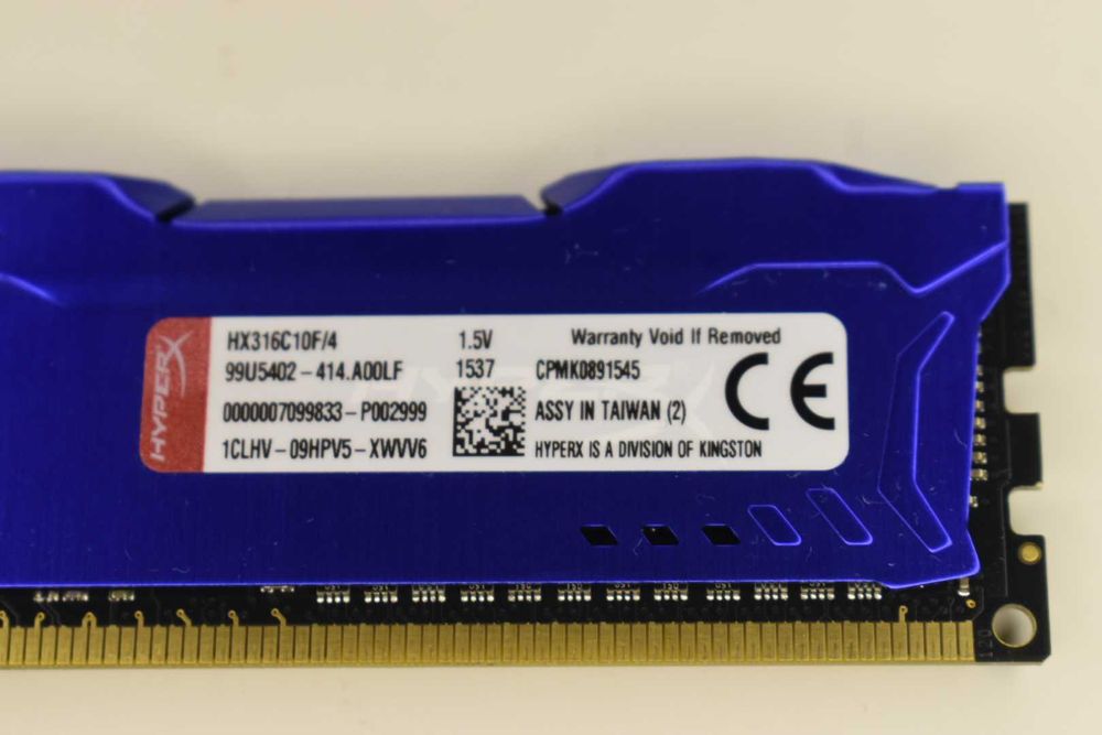 Pamięć RAM DDR3 HyperX fury 4gb 1600Mhz