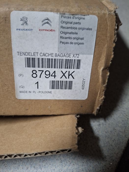 Cortina da mala citroen c5 x7