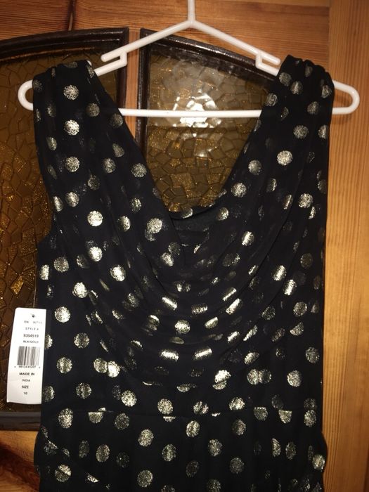 MSK czarna sukienka wieczorowa z USA 10 UK / 38 PL