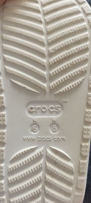 Crocs baya cozzzy w8 m6 крокси білі