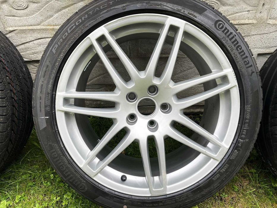 Koła fabryczne Audi S-line 19'' 5x112 (nowe opony 245/45 R19)