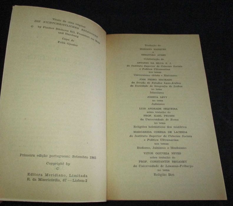 Livro Religiões Não-Cristãs Helmuth Von Glasenapp