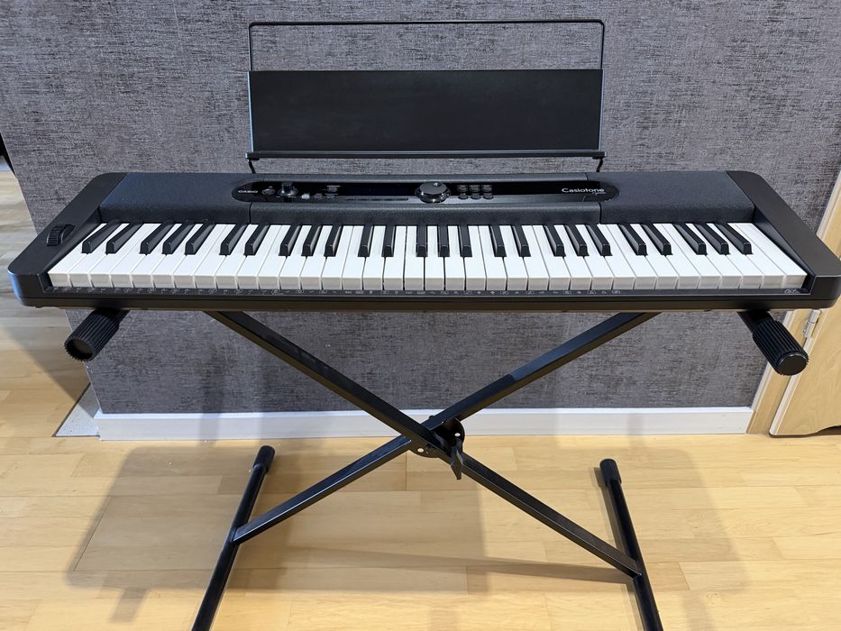 Casio CT-S400 jak nowy statyw pokrowiec gwarancja