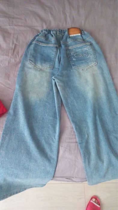 Штани палаццо для дівчинки, джинси