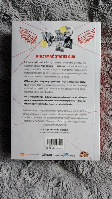 Książka "Złodziej dusz" Aneta Jadowska fantastyka