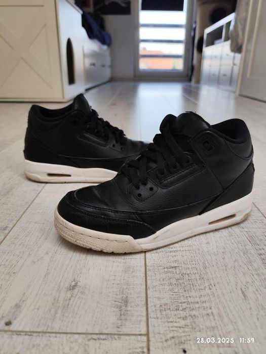 Air Jordan 3 retro cyber monday Nike 37,5 Black czarne