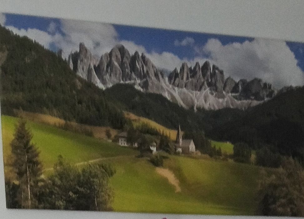 Obraz z widokiem górskim