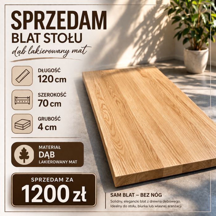 Blat,stolik kawowy 120x70