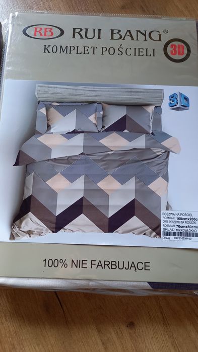 Komplet pościeli.