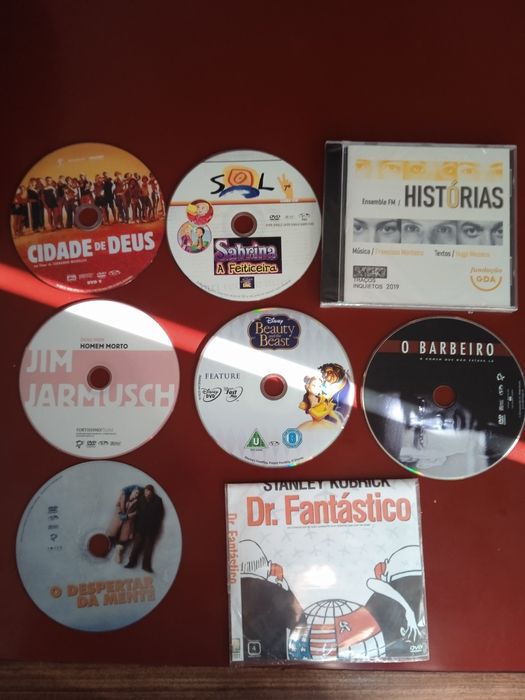 DVDs diversos e baratos