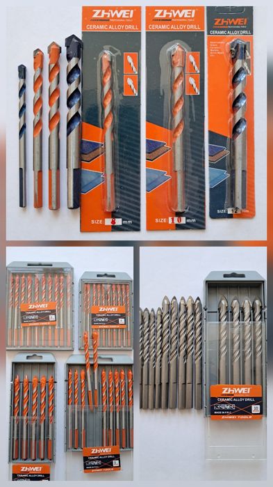 Коронка-сверло алмазная 6-150 мм бетон; кирпич; мрамор; керамогранит