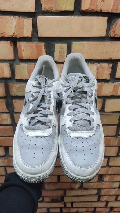 Терміновий продаж Кросівки Nike Air Force 1 Low Wolf Grey Black 44 EUR