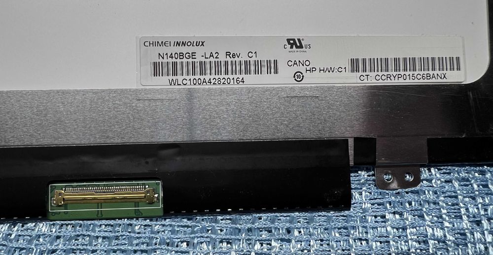 Матрица n140bge-la2 rev.c1 1366*768, 40pin, LED, SLIM, матовая