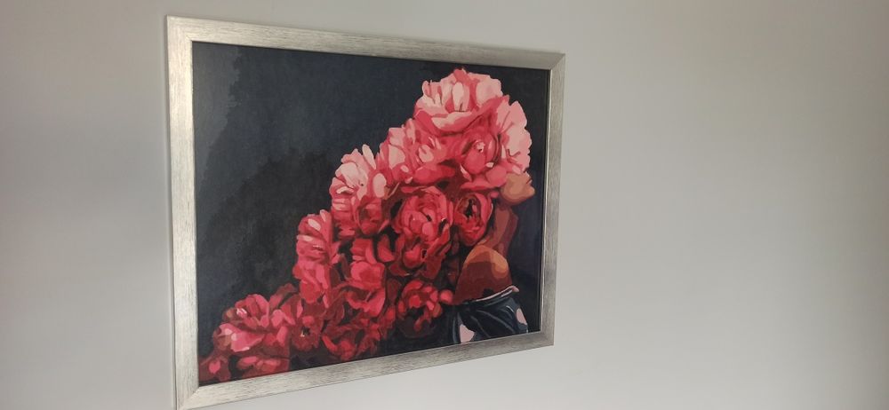 Obraz w srebrnej ramie