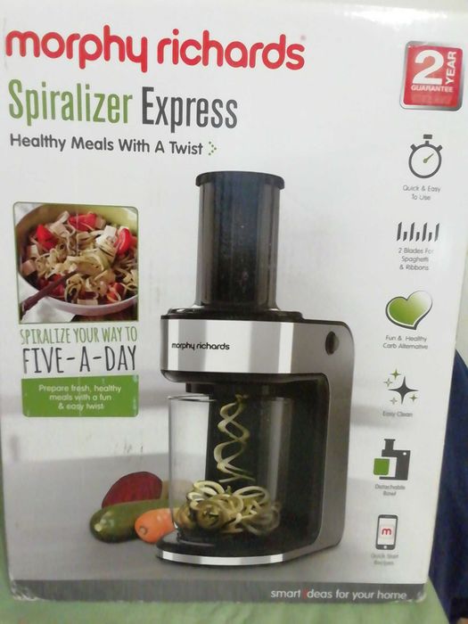 Espiralizador eléctrico, alimentação saudável! "esparguete" de legumes