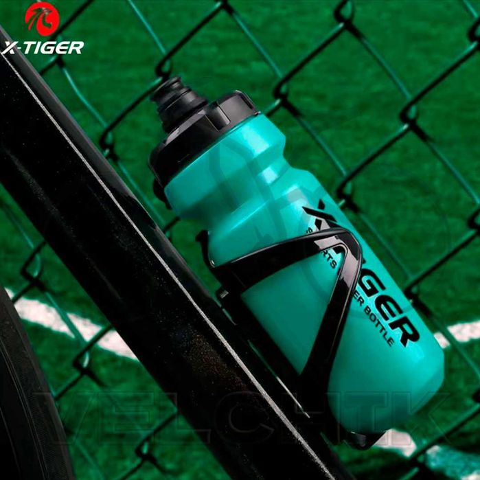 Фляга для велосипеда X-TIGER 650 мл + фляготримач комплект, бутылка