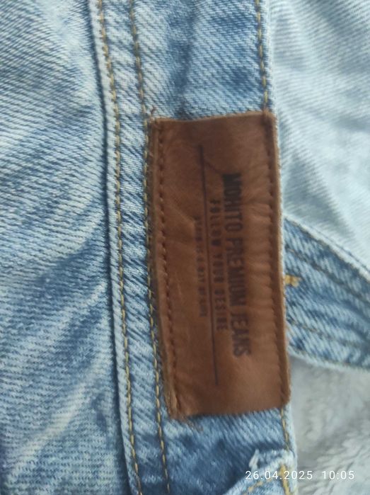 Rybaczki Ogrodniczki na lato krótkie Mohito Premium Jeans 40