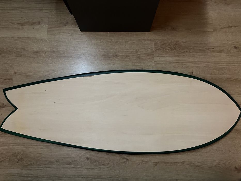 Fish Surf Board (wood,madeira)