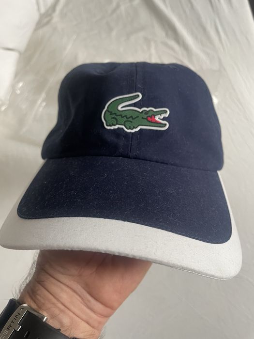 Czapka z daszkiem Lacoste granatowa