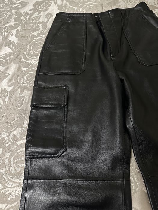 Шкіряні штани Massimo dutti розмір M