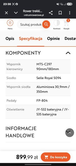 Rower trekkingowy ROMET Wagant L