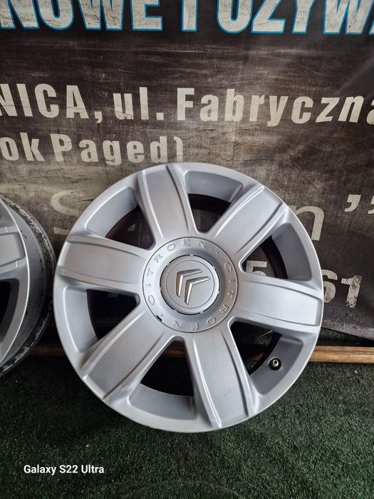 Alufelgi 16 4×108 Citroen Orginał Komplet Ładne
