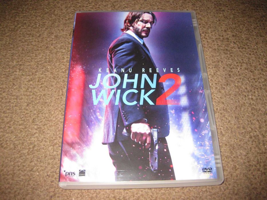 DVD "John Wick 2" com Keanu Reeves
