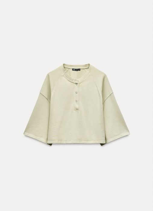 Костюм Zara кроп-топ шорты